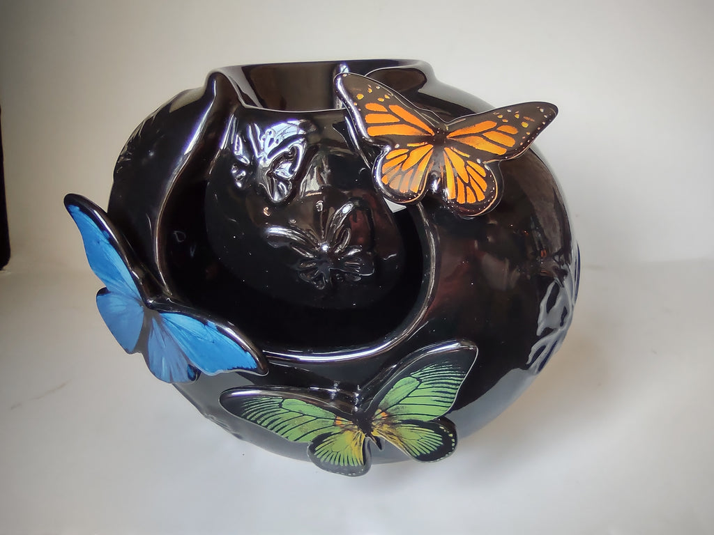 Vintage Wings of Wonder Fountain Harold Feinstein Handmade Porcelain (lot 3030t)