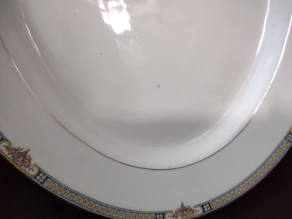 Noritake The Basel Oval Holiday Turkey Serving Platter 16-1/2" Japan (304)