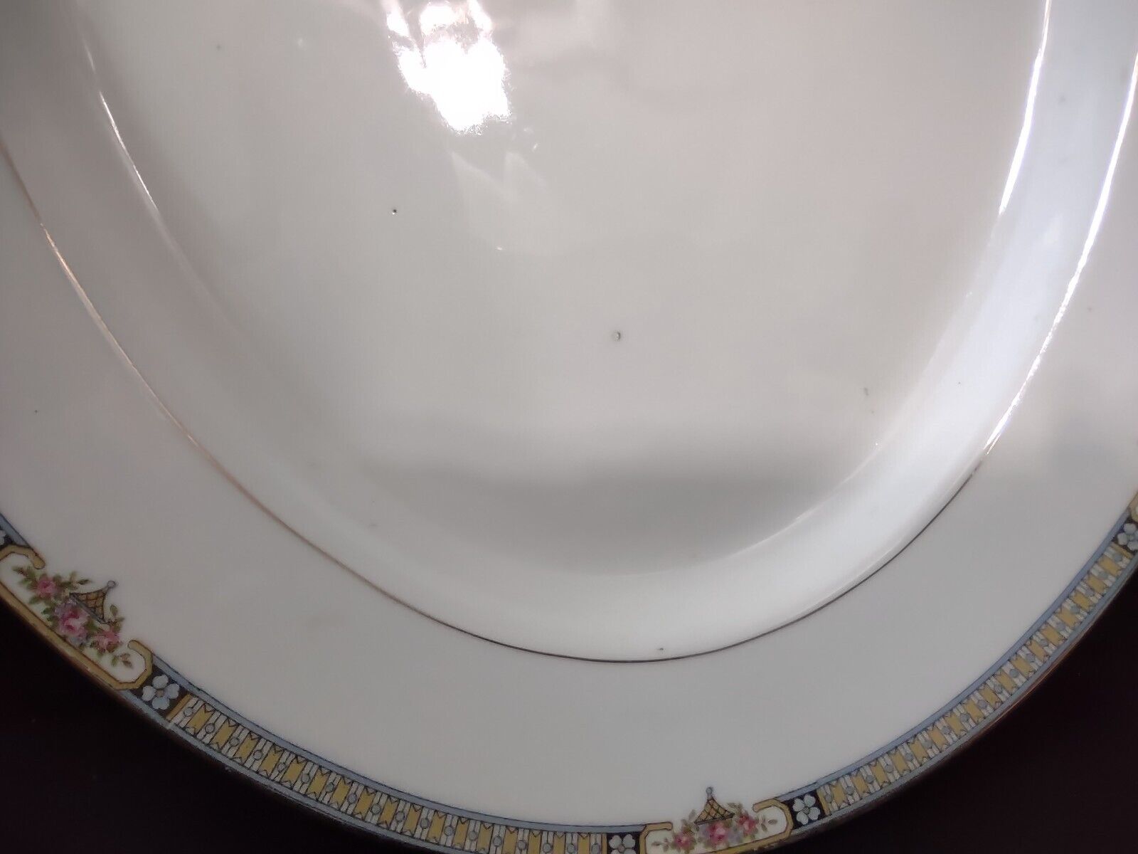 Noritake The Basel Oval Holiday Turkey Serving Platter 16-1/2" Japan (304)