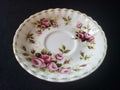 Vintage Royal Albert Bone Flower of the Month Roses Saucer ONLY (lot 2012)