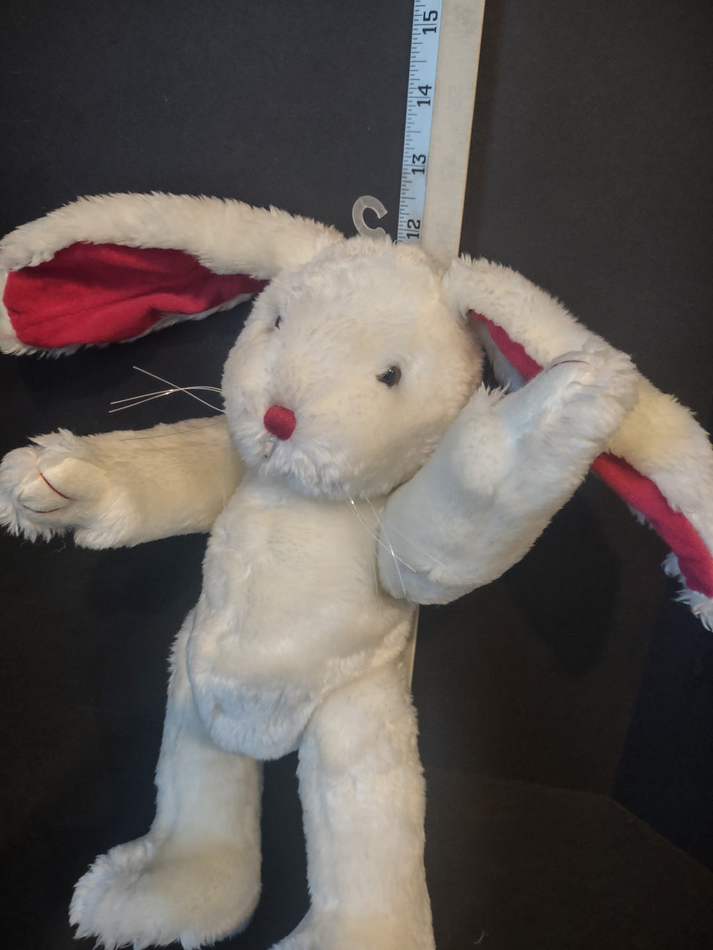 Santa's Touch Plush Easter White Bunny 12" (lot 1499)