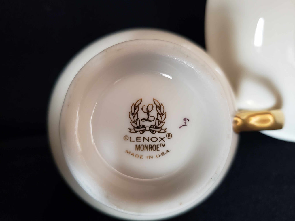 Vintage Lenox Monroe Tea Cup with Saucer (lot 1925)