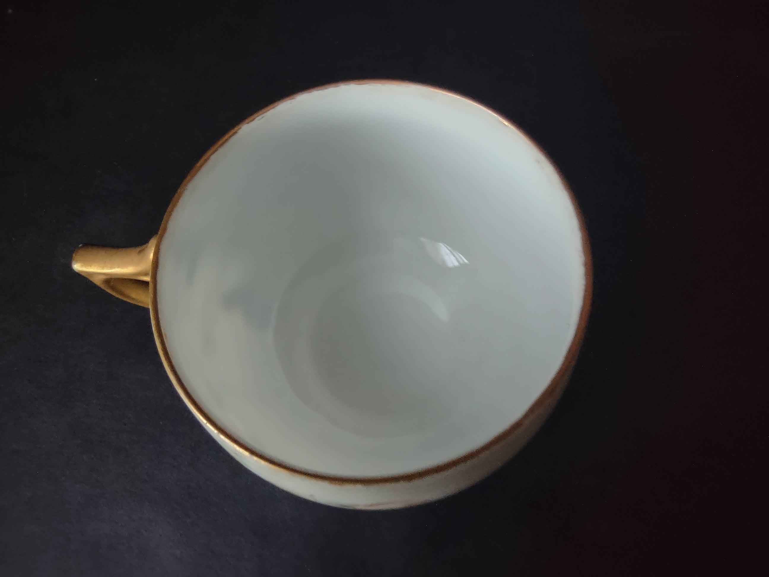 AK Limoges Porcelain Roses Cup ONLY (lot 1077)