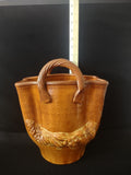Vintage Italian Ceramic Hand Bag Basket Planter (Lot 3197)