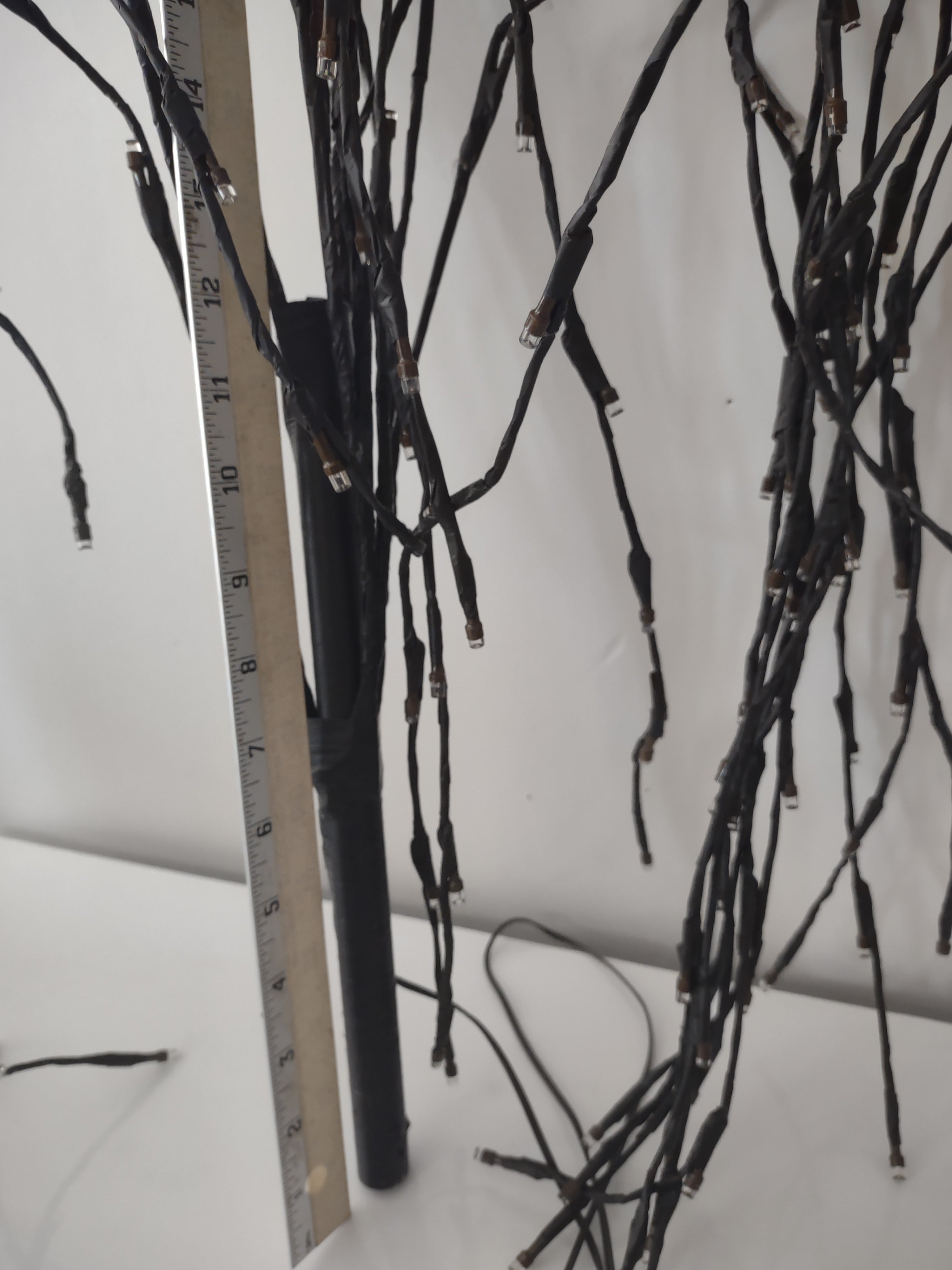 Halloween LED Willow Black Tree Branch ONLY (lot 3176c)