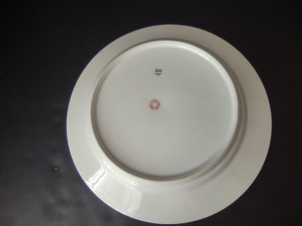 Vintage GDA Limoges Gold Trim Dinner Plate Summer Flower Garland (lot 689)