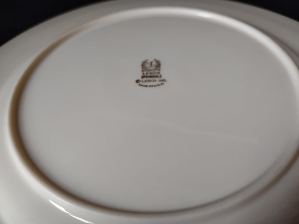 Vintage Lenox Springdale Dinner Plate 10-1/2" (lot 1825)