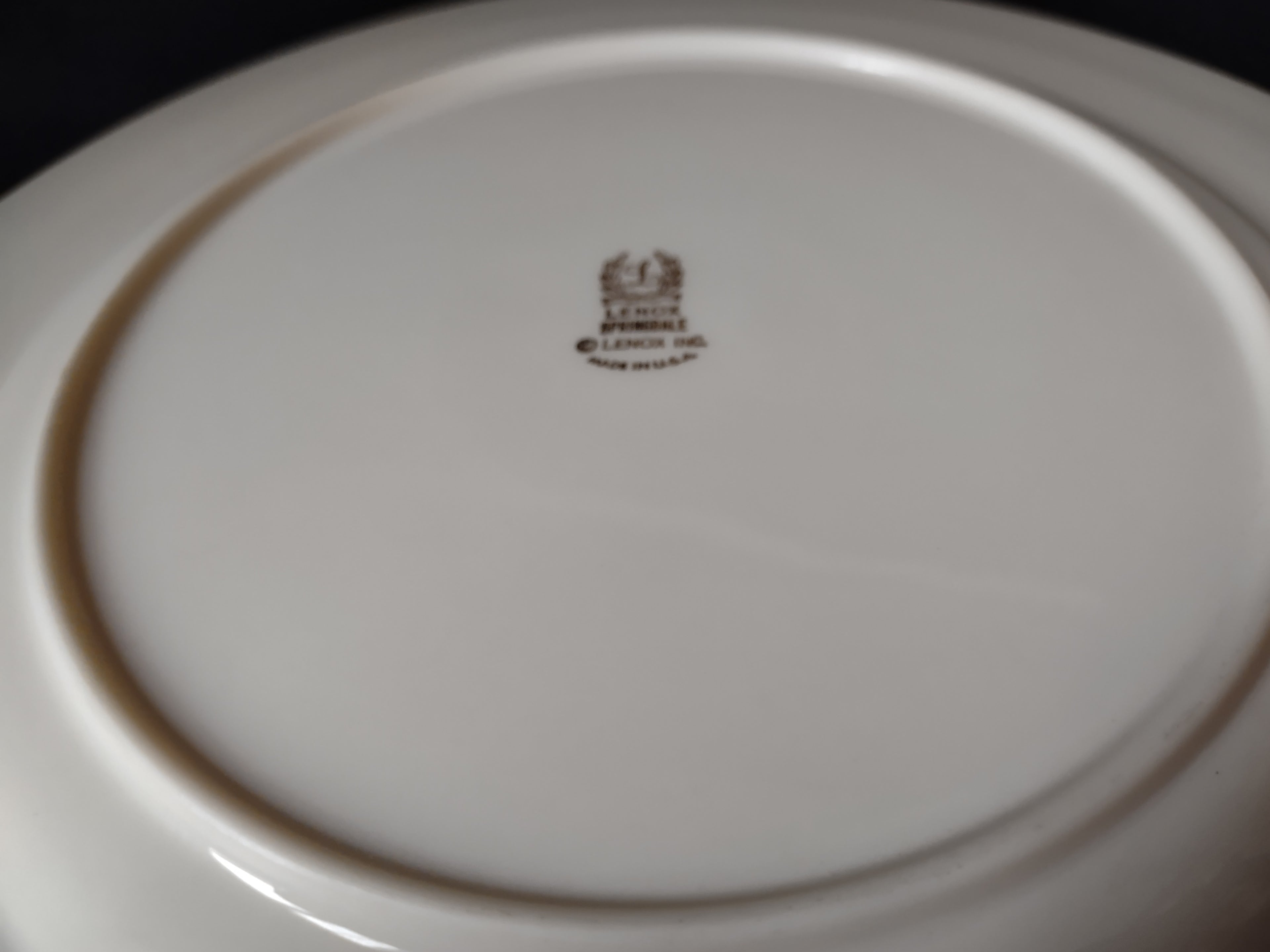 Vintage Lenox Springdale Dinner Plate 10-1/2" (lot 1825)