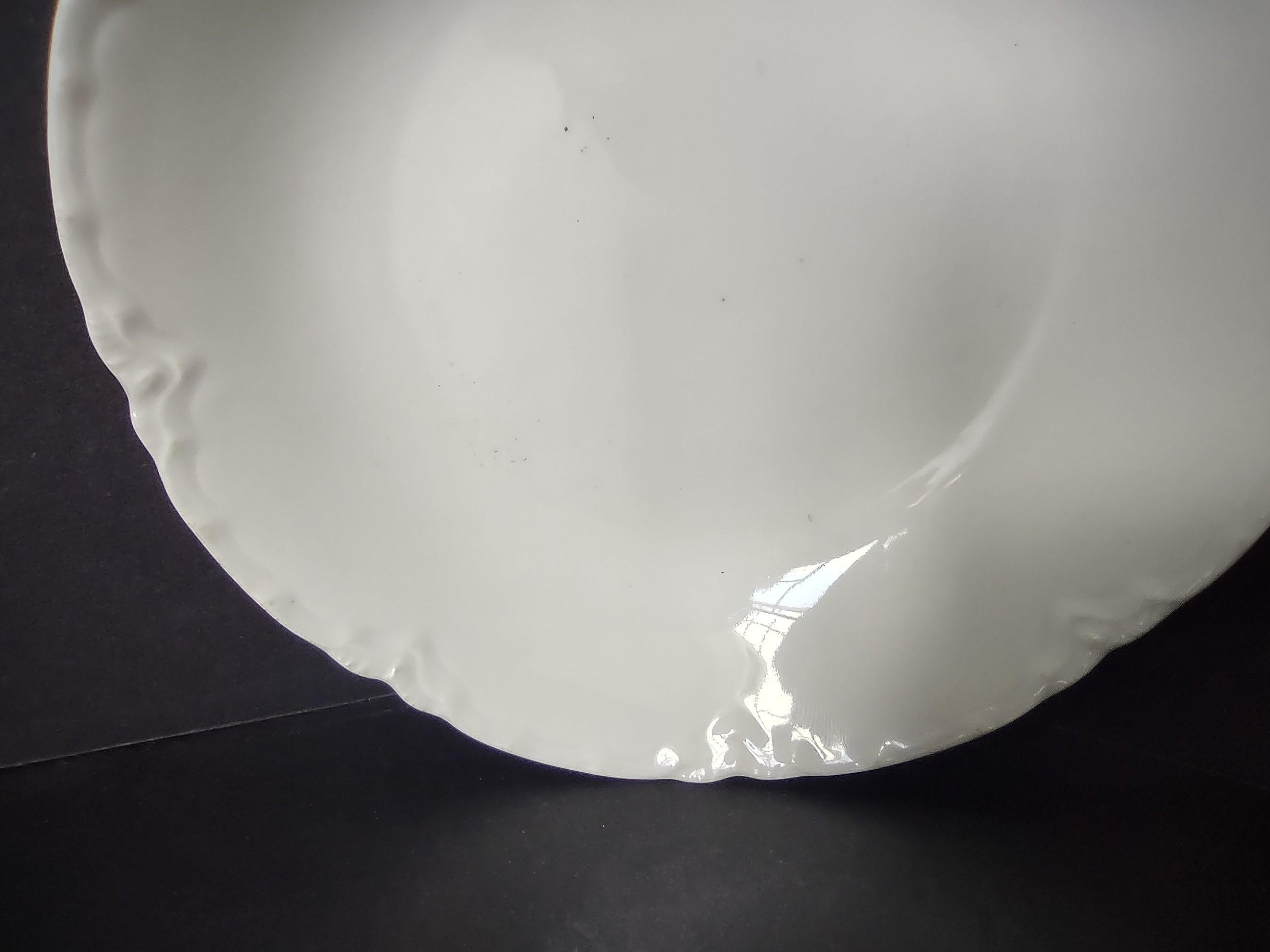 Haviland France Limoges Small Bowl Coupe Plate 5-1/2" Plain White (lot 1028)