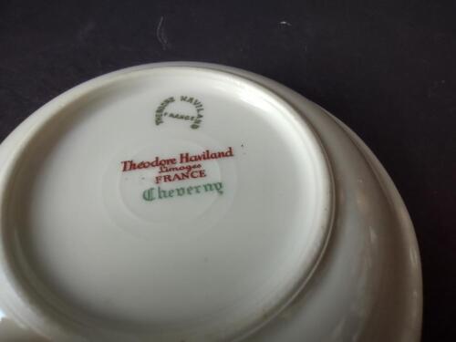 lot 795 Haviland Limoges Cheverny Luncheon Plate 8-1/2" Floral