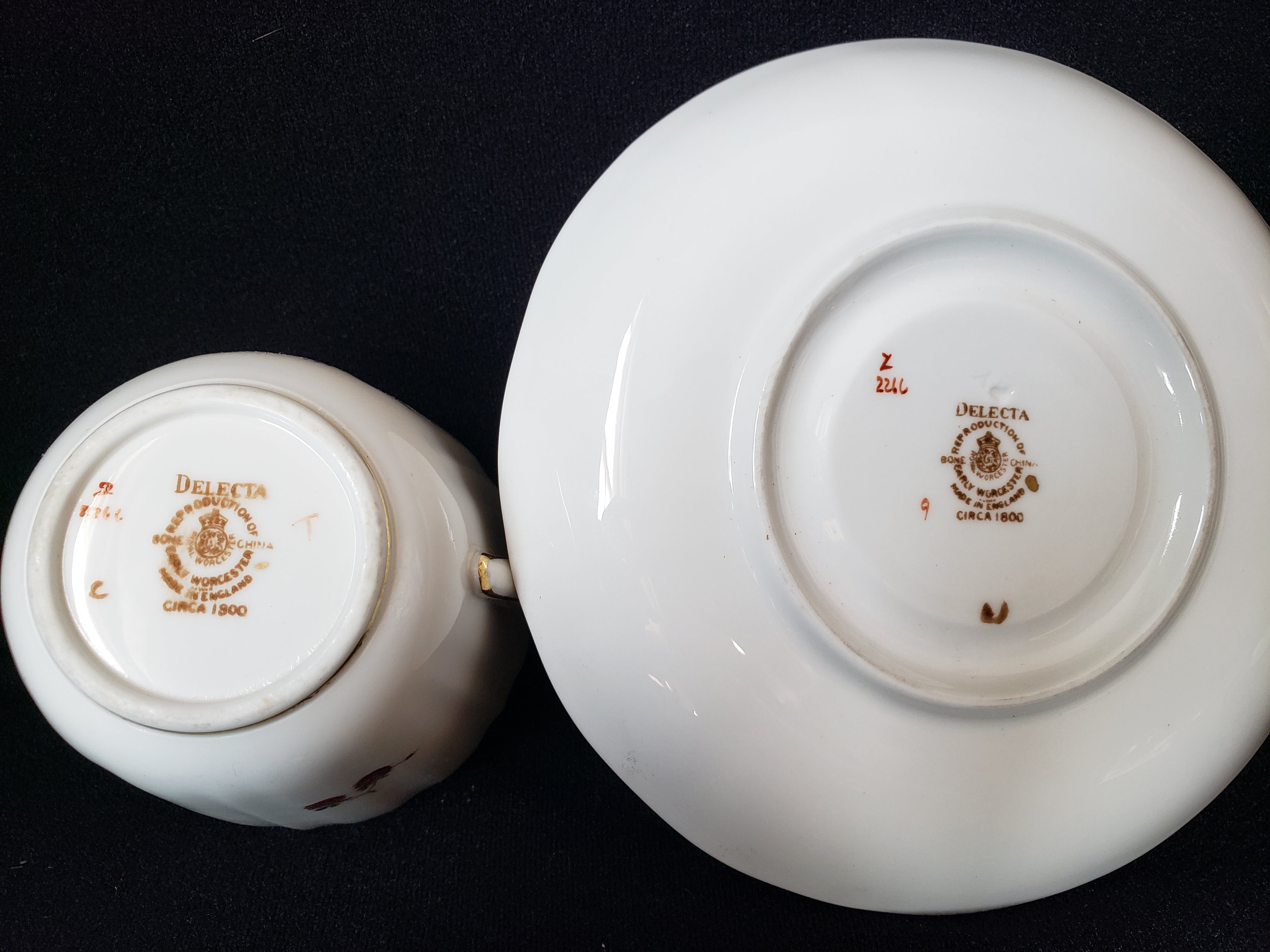 Vintage Royal Worcester Delecta Tea Cup (lot 2101)