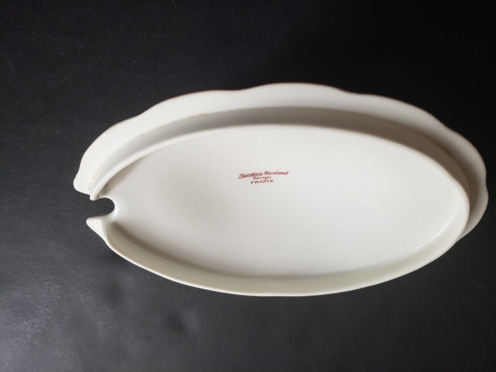 Haviland Limoges France Gold Pheasant Lid ONLY for the Gravy Bowl (lot 594)