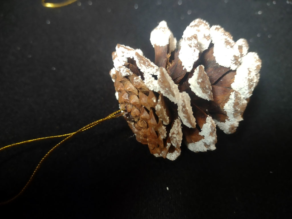 Lot of 12 Pine Cones Christmas Tree Ornament (lot 1683)