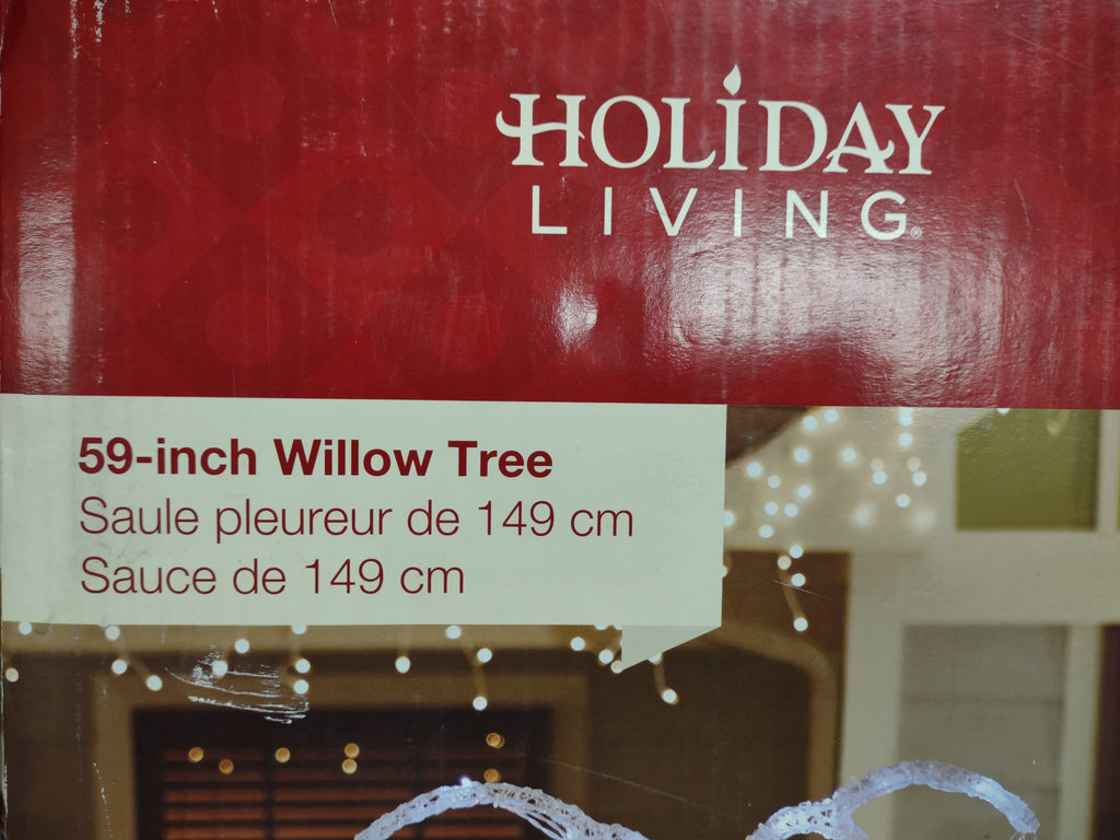 Christmas 59" Twinkling Willow Tree Indoor Outdoor (lot 2338)