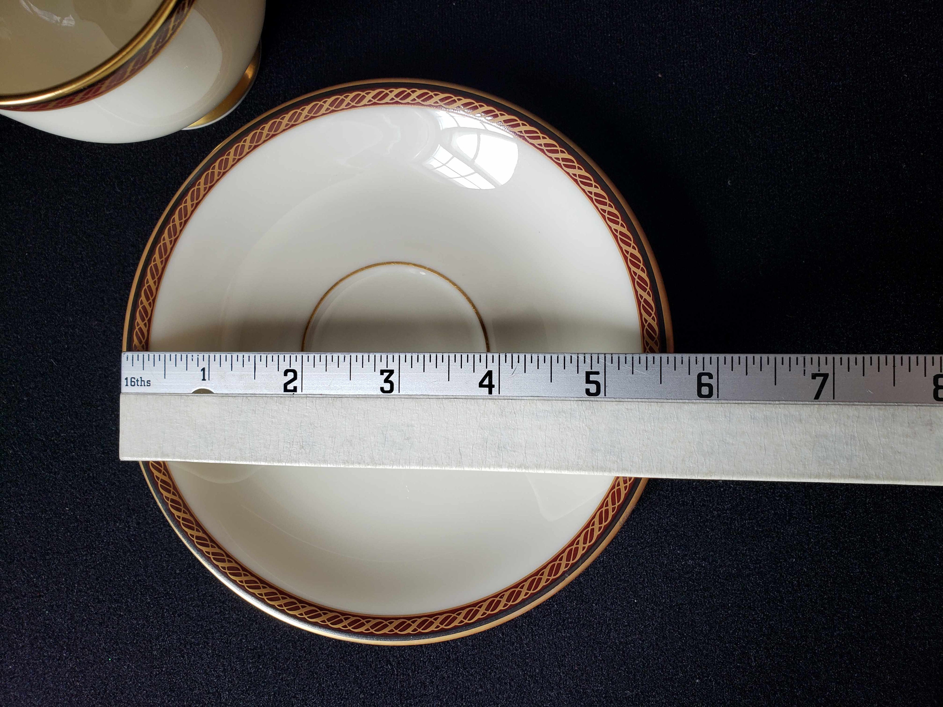 Vintage Lenox Monroe Tea Cup with Saucer (lot 1925)