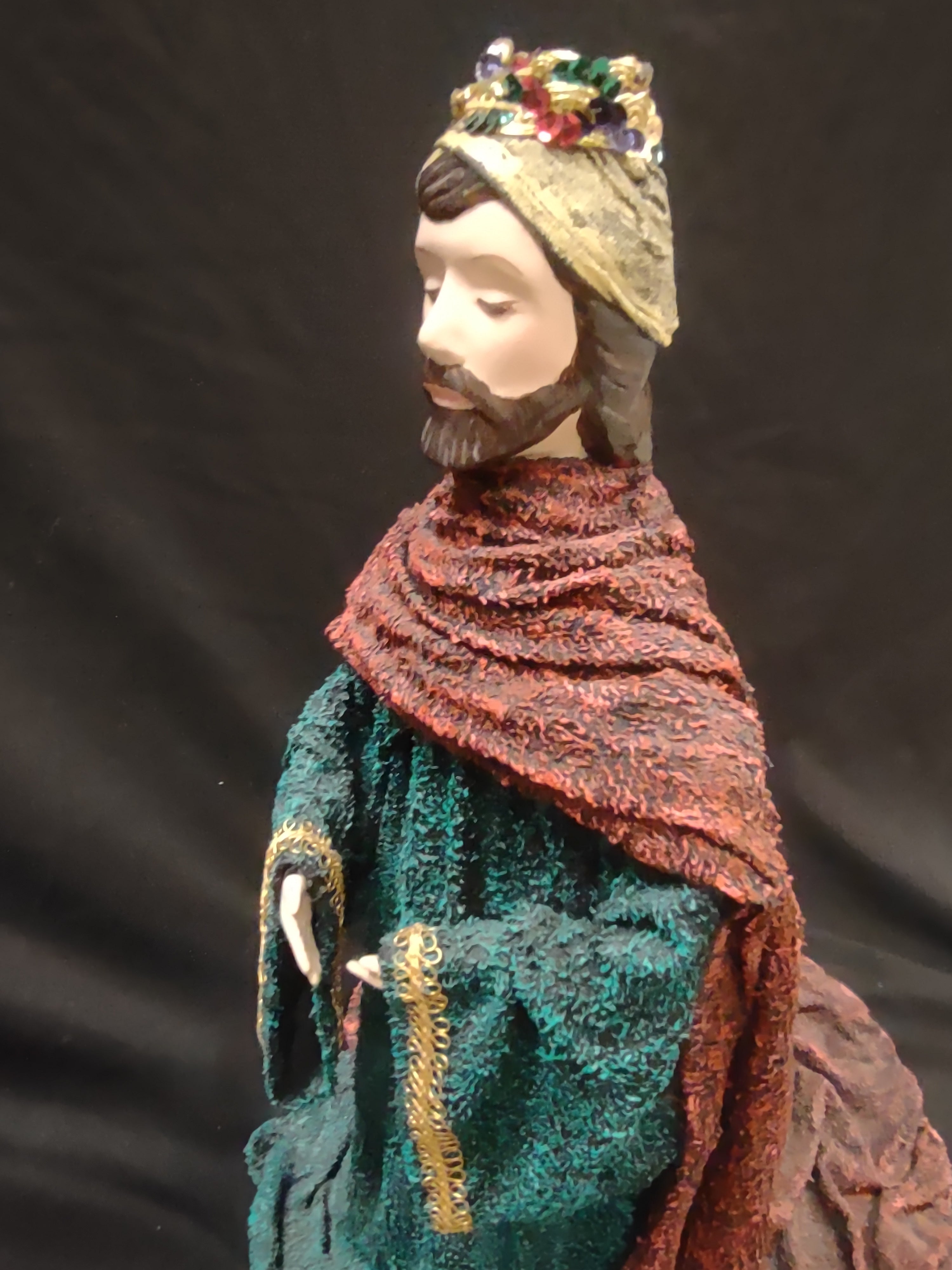 Vintage Christmas Nativity Wise Man 16" (lot 1337)