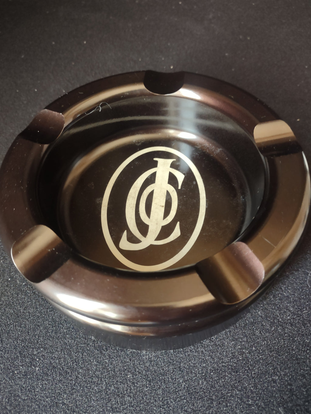Vintage Gramm Works Ashtray Monogrammed (lot 2603c)