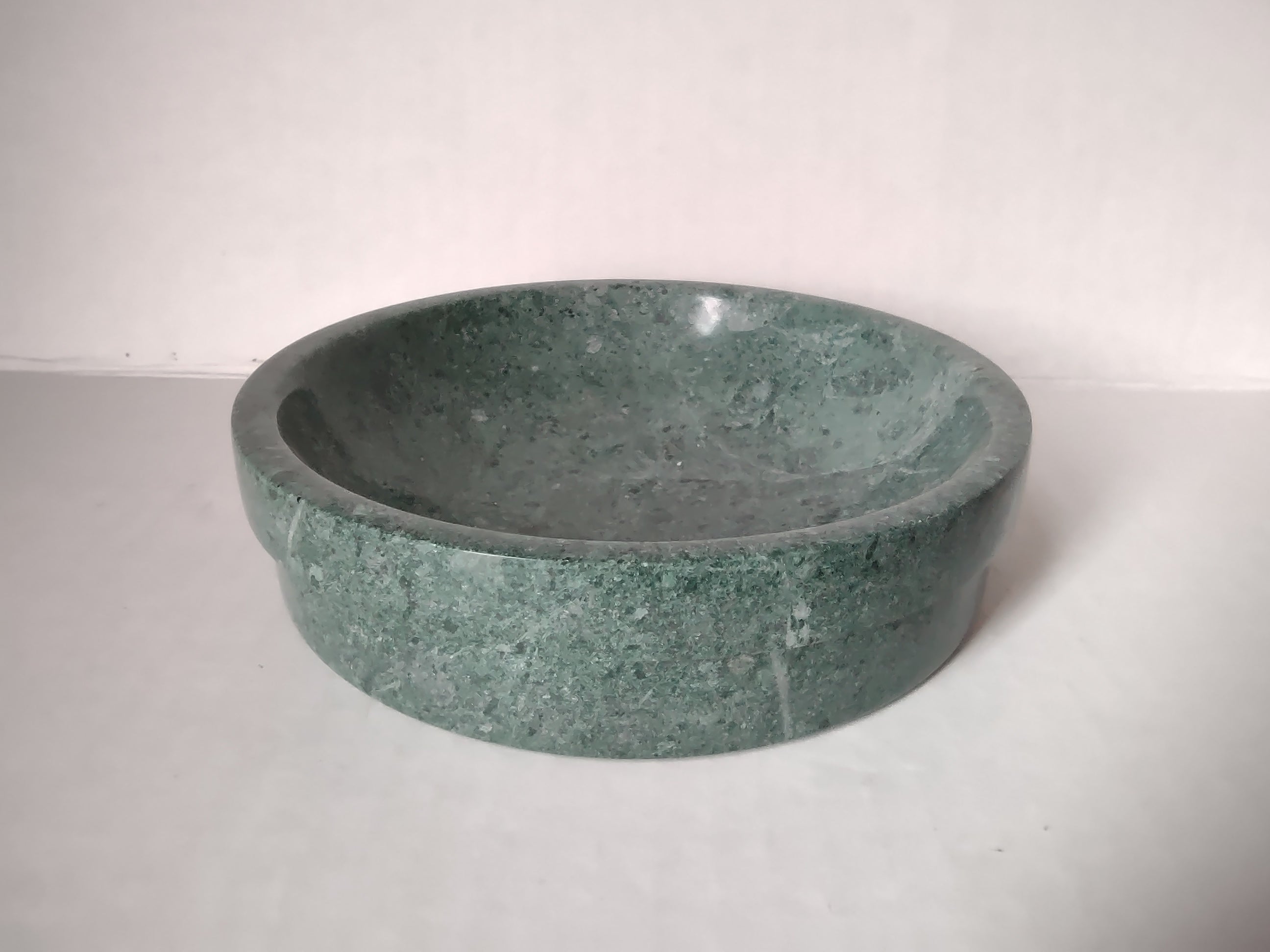 Vintage Incense Burner Green Marble with Angels Cherubs (lot 5323)