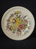Vintage Johnson Bros Garden Bouquet Ironstone England Bread Plate (lot 5615)