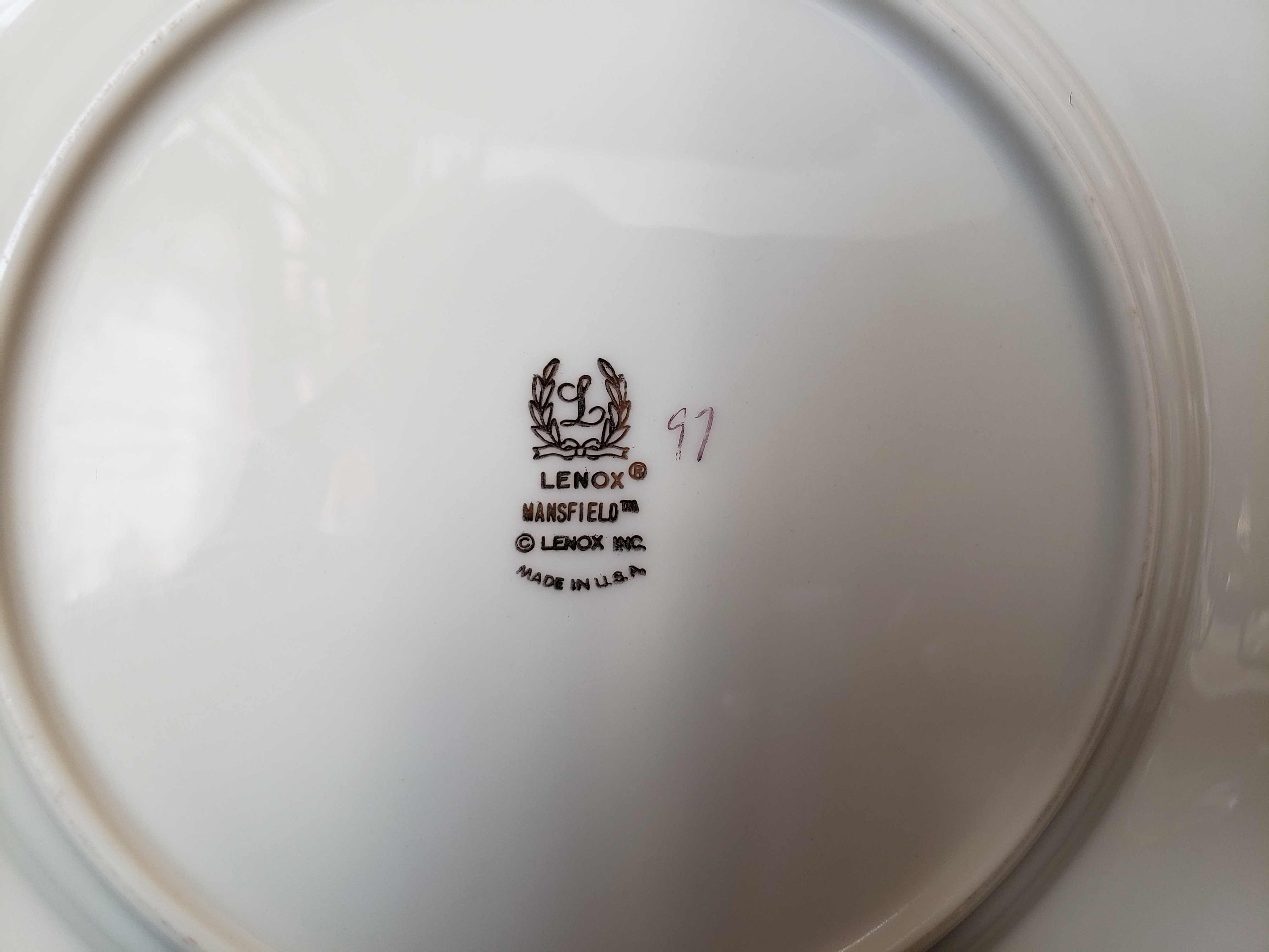 Vintage Lenox Mansfield Salad or Luncheon Plate 8-1/2"(lot 1969)