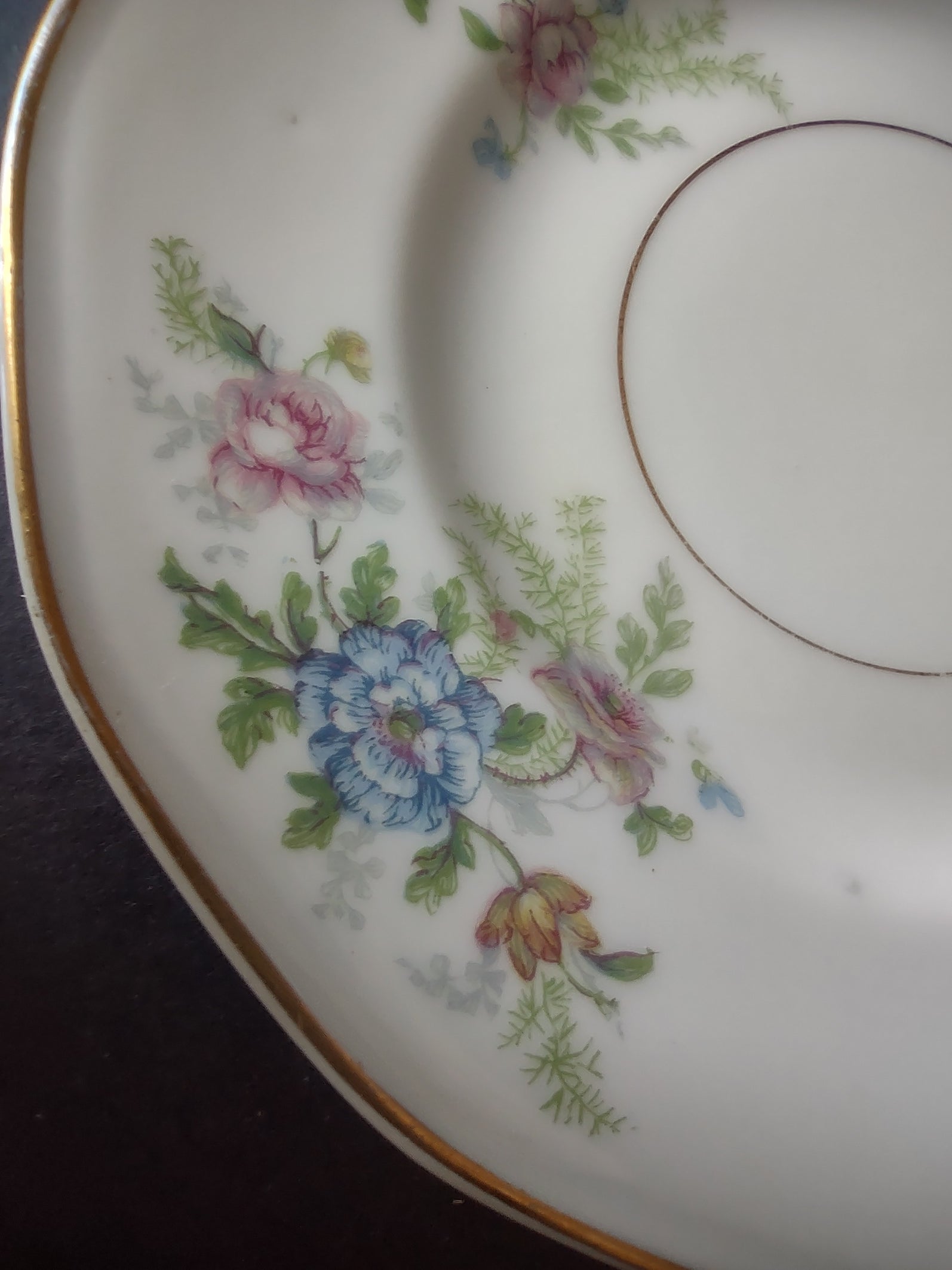 Haviland Limoges Fleurette 7 x Dessert Plate 6-1/2" Floral (lot 809)