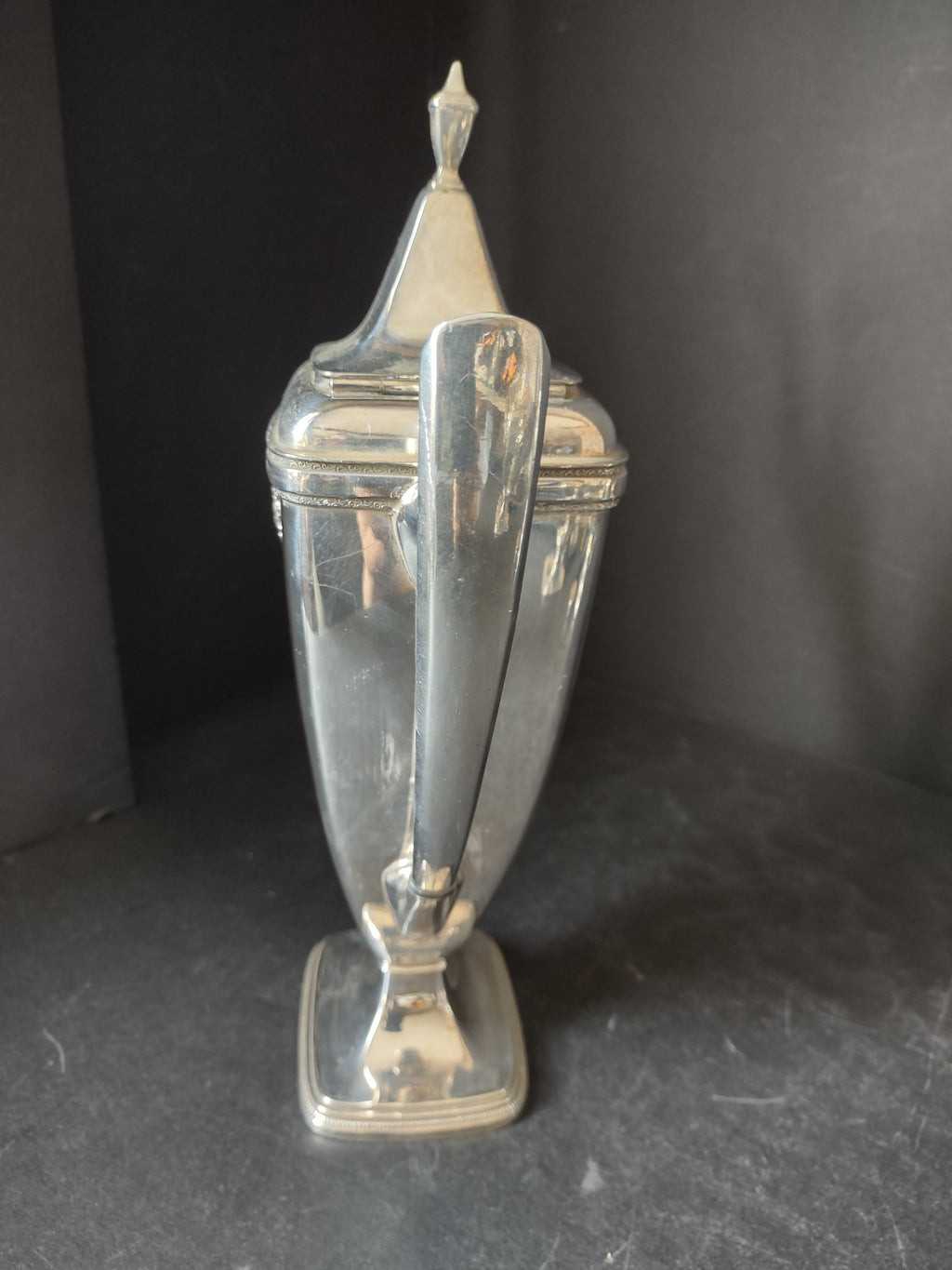 Vintage Silver Plated Adoration Rogers Bros Coffee Pot Monogrammed (lot 3058c)