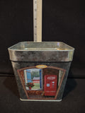 Vintage Coca-Cola Tin Planter 6" x 6" (lot 5419)