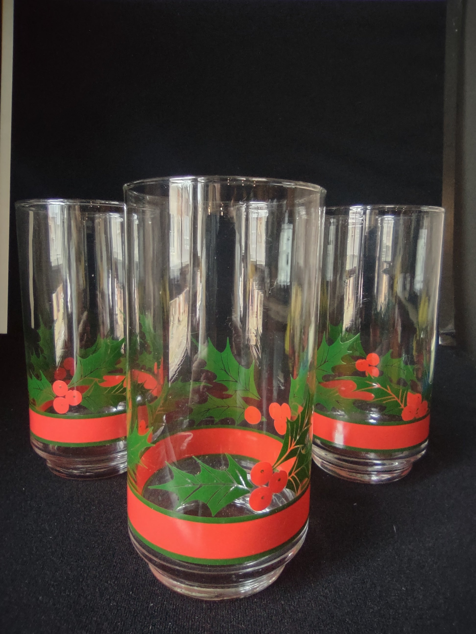 Vintage Set of 3 Libbey Water Dinner Glass (lot 2290)
