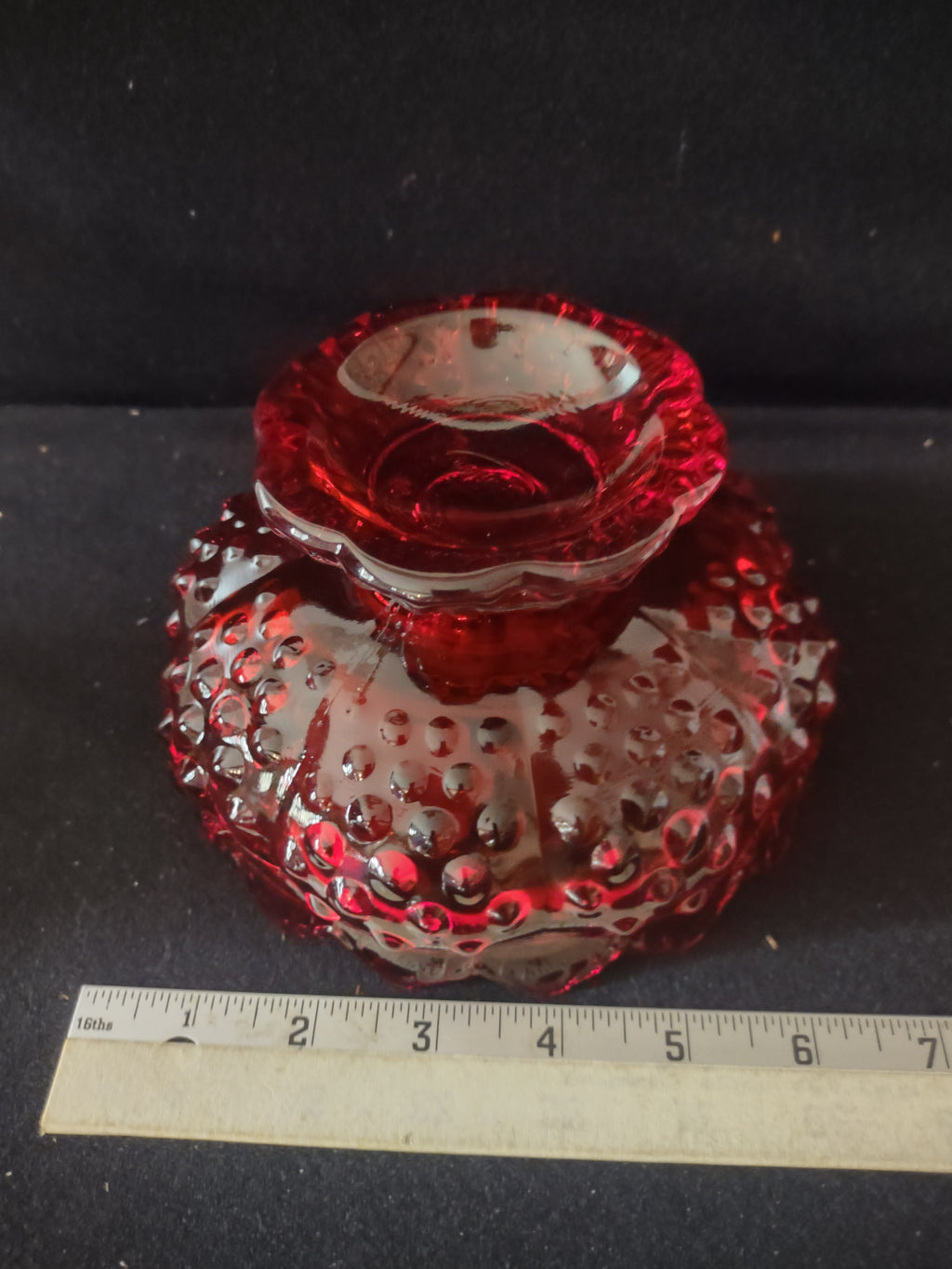 Vintage Fenton Hobnail Pattern Candy Dish NO Lid (Lot 3521)