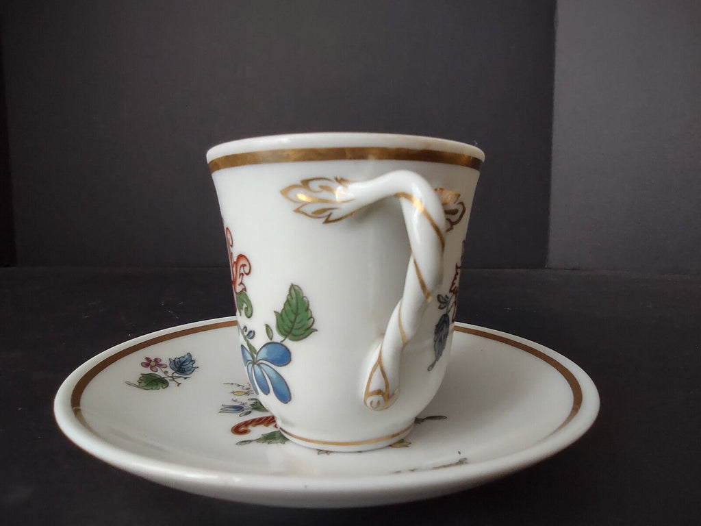 Vintage Demitasse Ginori Italy Espresso Small Coffee Cup Pittoria (lot 520)