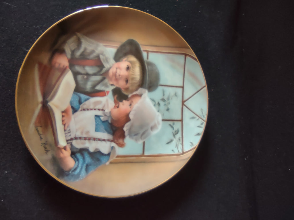Vintage Days Gone By Collector Plate 5th Issue Little Tutor (Lot 5189)