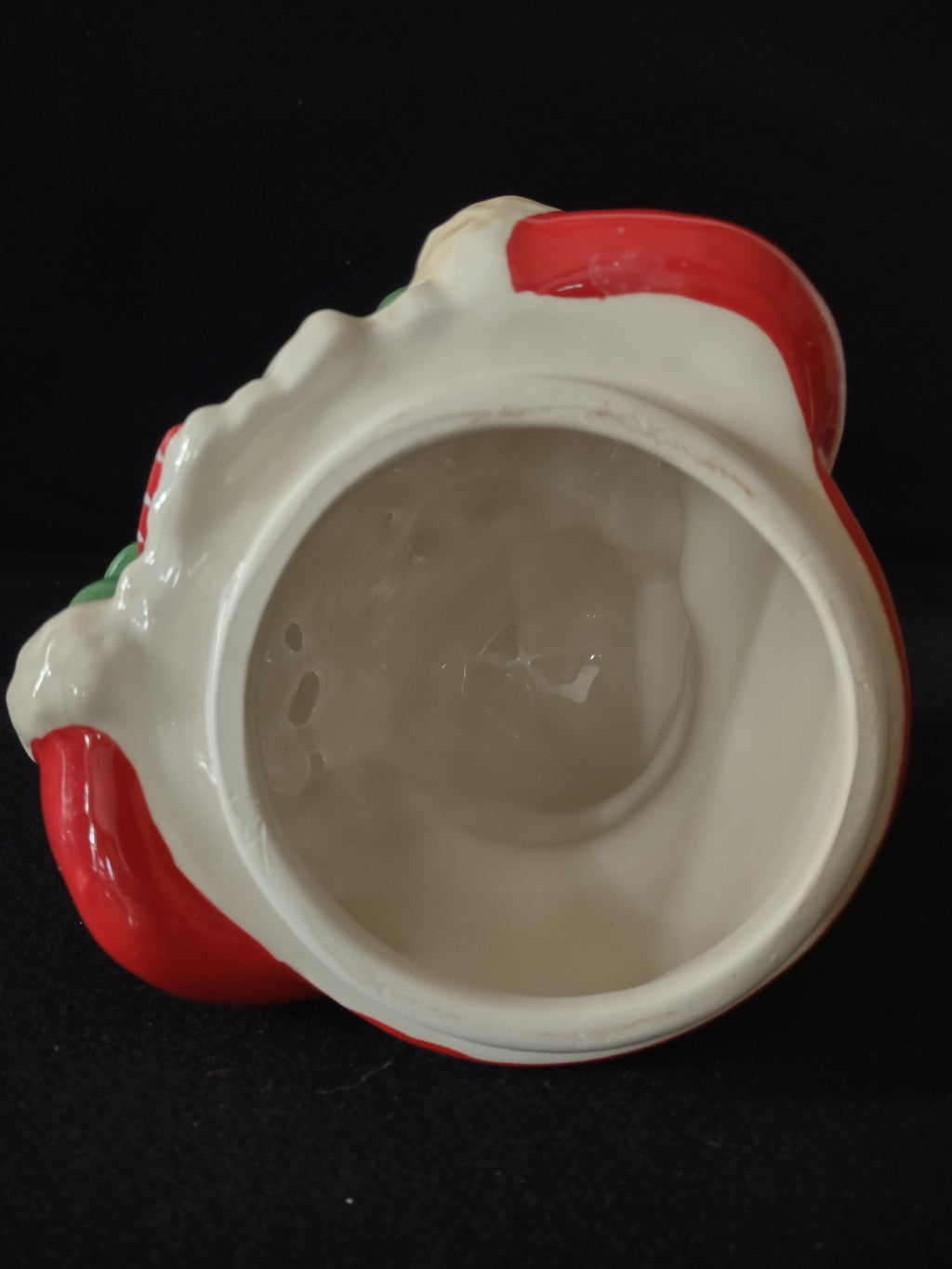 Vintage Cracker Barrel Ceramic Santa Claus Cookie Jar (Lot 3689)