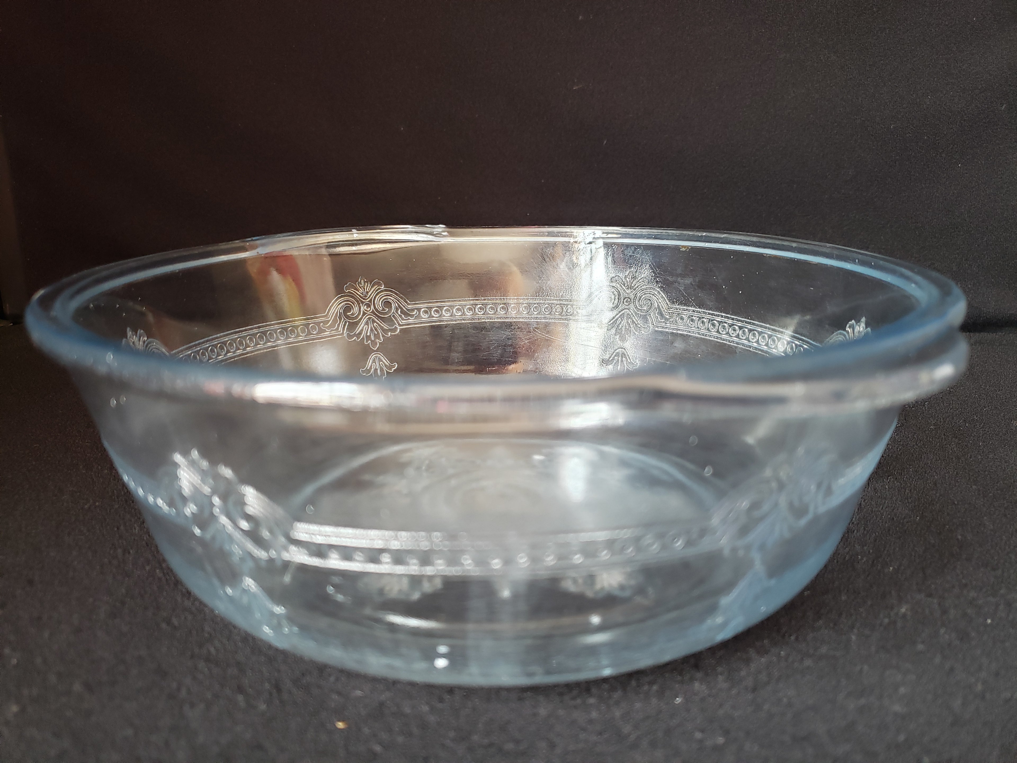 Vintage Fire King Sapphire Blue Philbe 8" Casserole Dish NO LID (2150)