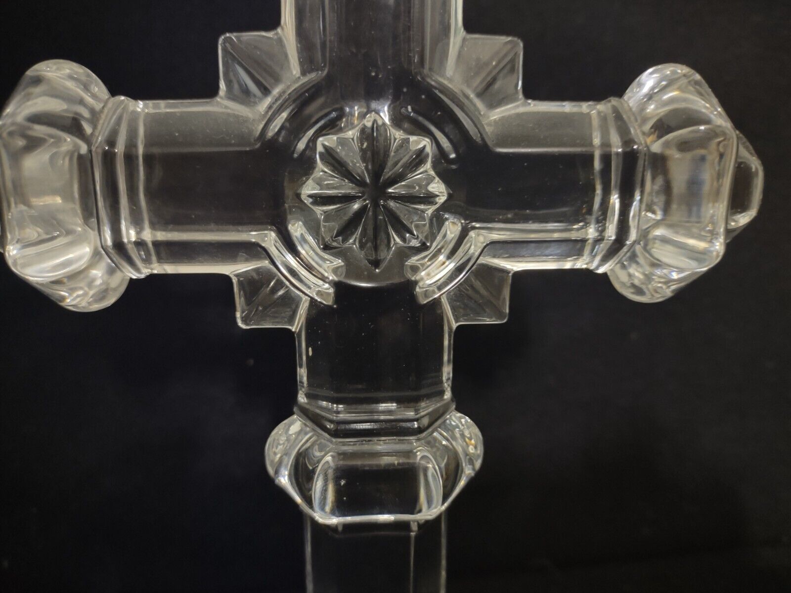 Clear Crystal Noble Excellence Cross Figurine