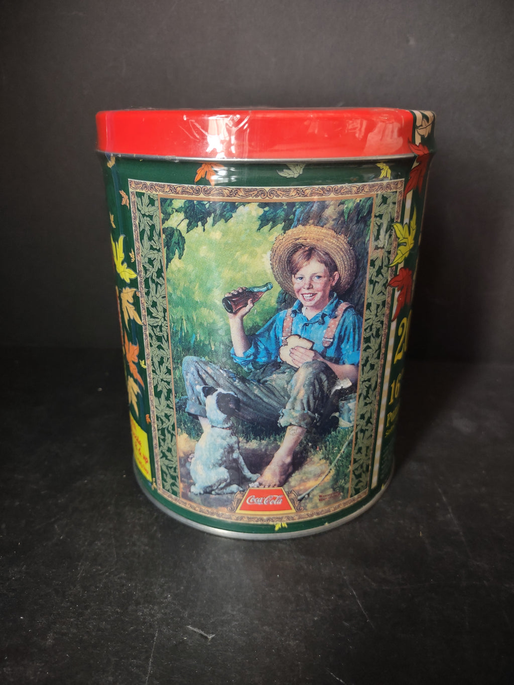 Vintage Coca-Cola 200 Piece Puzzle Tin Norman Rockwell Sealed 16x20" (lot 3122c)