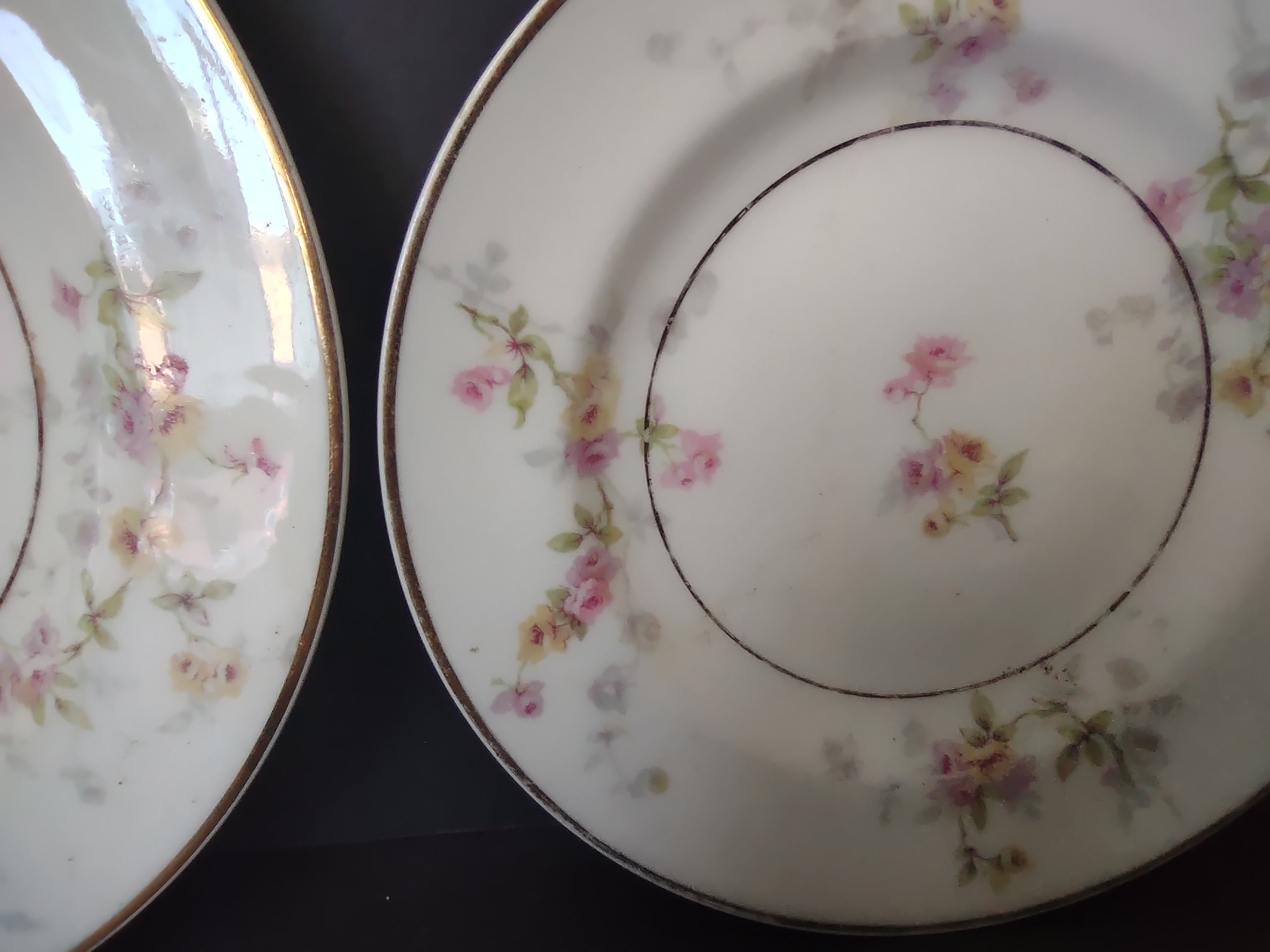 Haviland France Limoges 2 x Bread/Butter 1 x Dessert Plate (lot 1094)