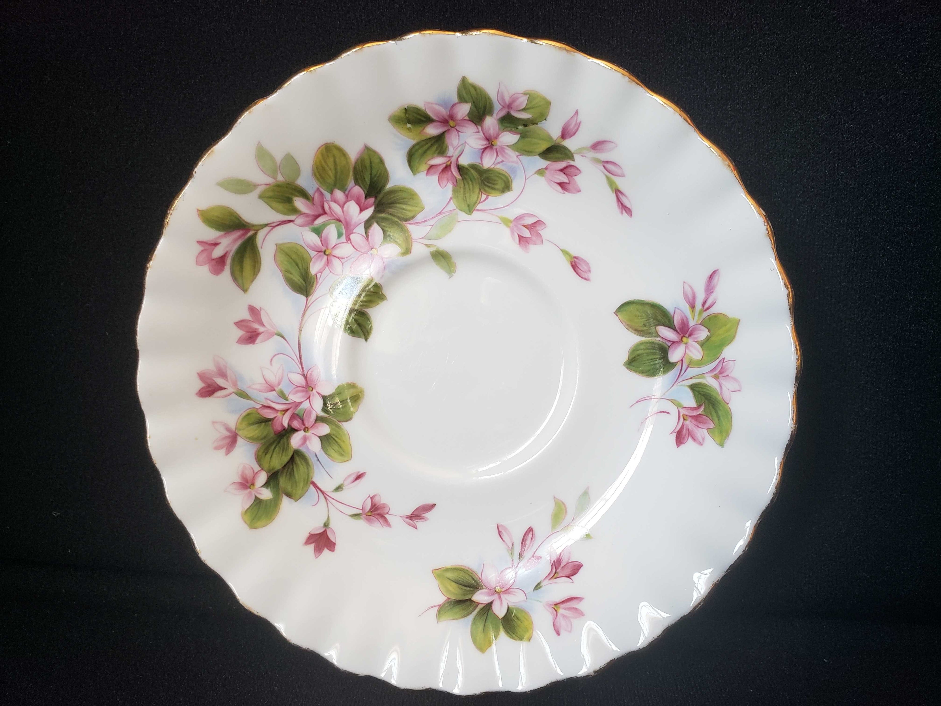 Vintage Royal Albert Bone China Mayflower Saucer ONLY (lot 2010)