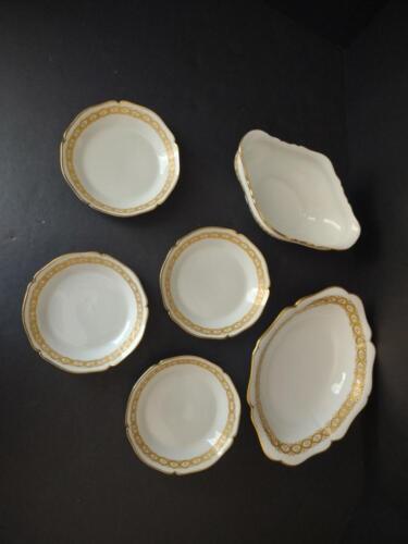 lot 770 Wm. Guerin for M. Green Gold Trim Serving Bowls