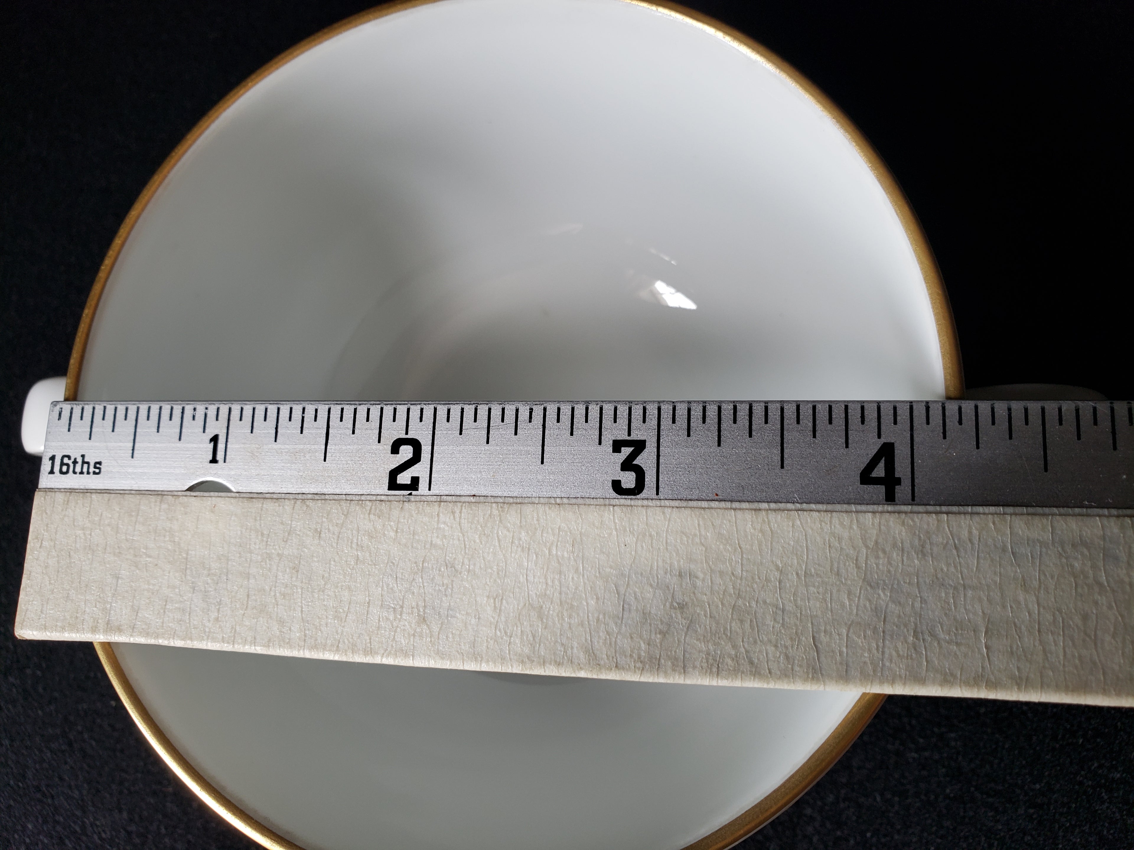 Vintage Royal Worcester Evesham Two Handle Bouillon Cup with Saucer (lot 2079)
