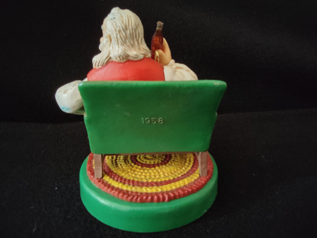 Vintage Trim a Tree Coca-Cola Set of 3 Santa Ornaments 1991 (lot 3234)
