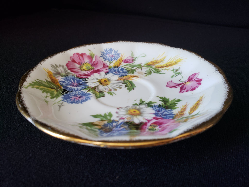 Vintage Royal Albert Harvest Bouquet Saucer ONLY (lot 2040)