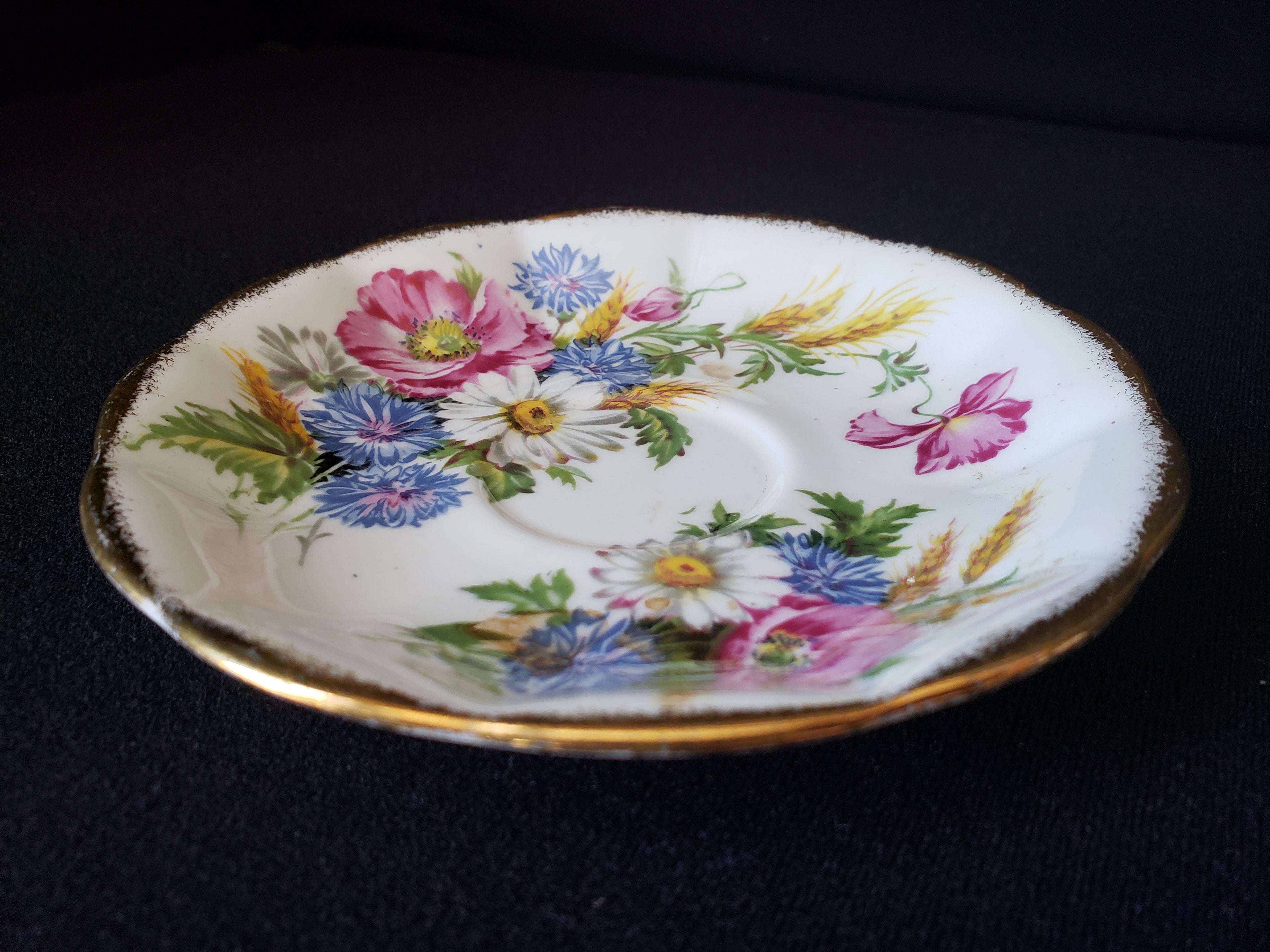 Vintage Royal Albert Harvest Bouquet Saucer ONLY (lot 2040)