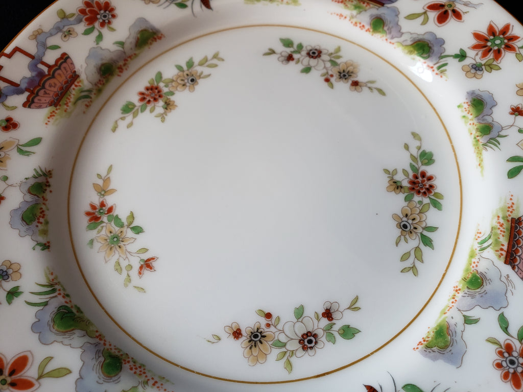 Vintage Royal Worcester Higgins Seiter Butterfly Salad Plate 8" (lot 2123)