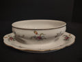 Haviland Limoges France Gold Trim Gravy Bowl Flower Design (lot 596)