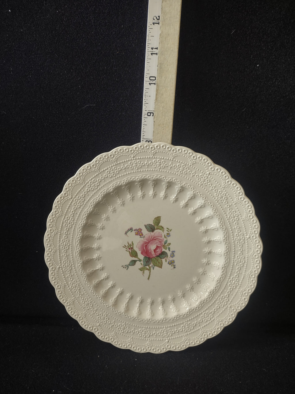 Vintage Spode Countryside Jewel Billingsley Rose Dessert Plate Ironstone(Lot5787