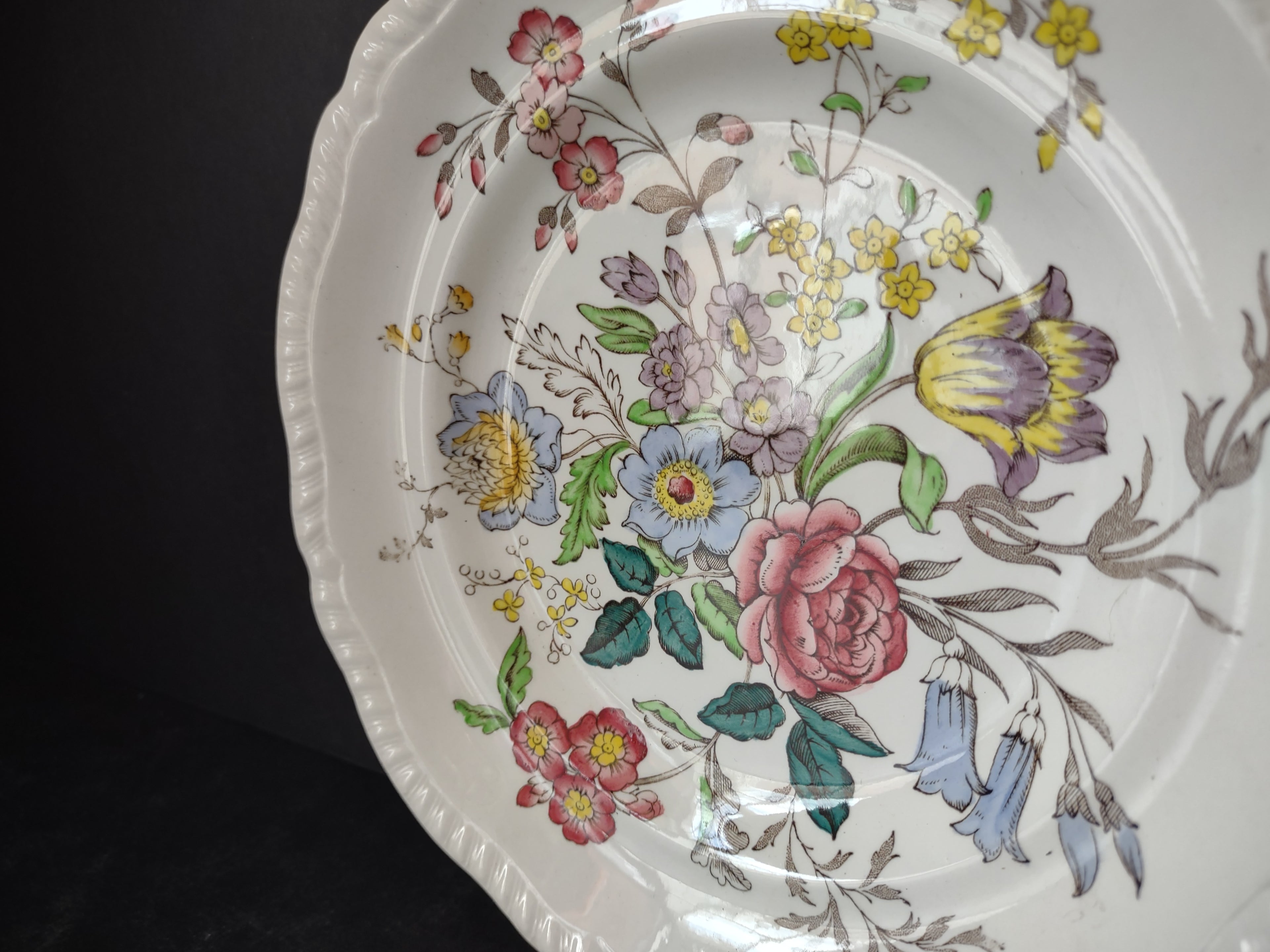 Vintage Spode English Countryside Romney Plate Ironstone (lot 5777)