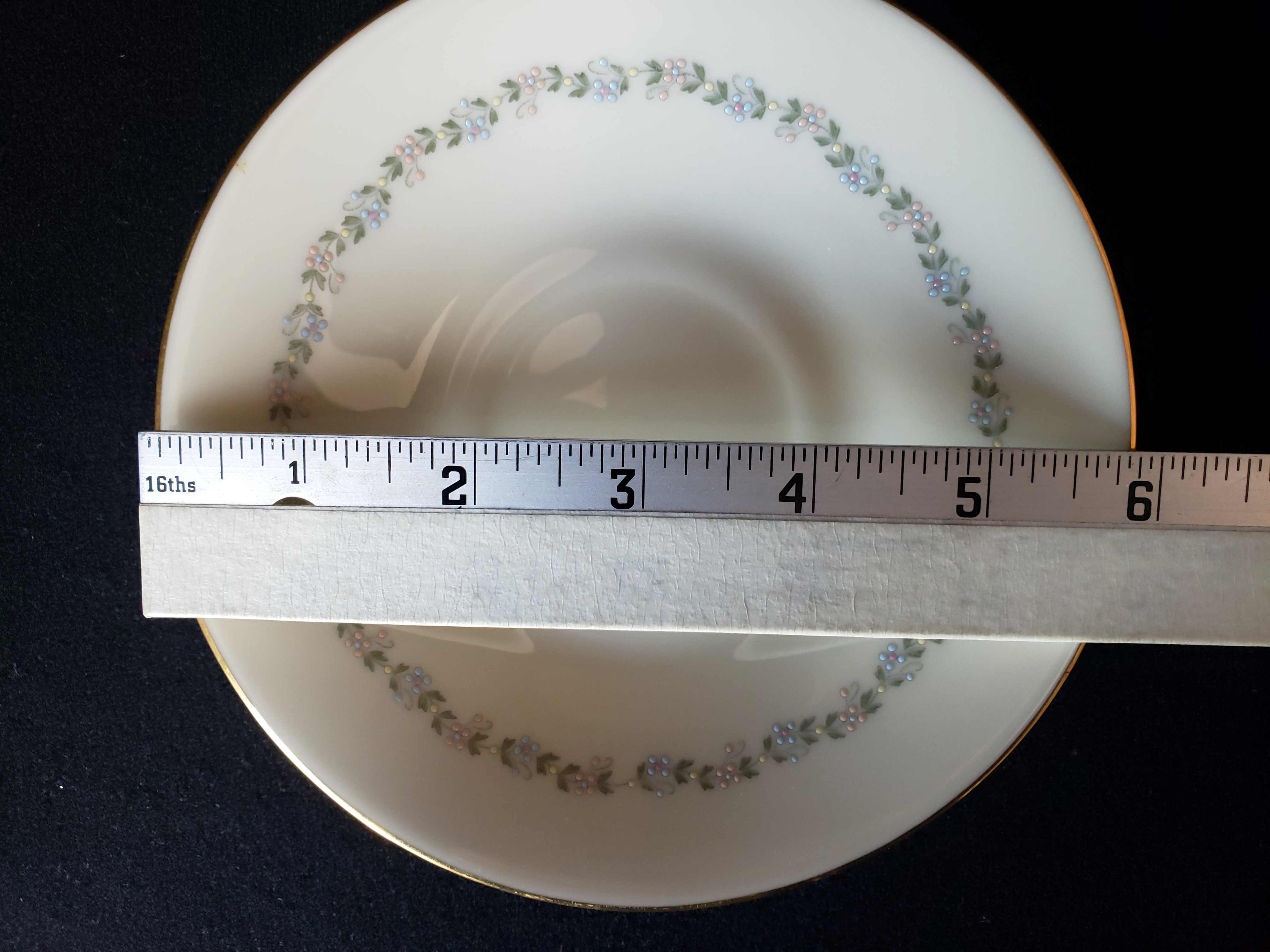Vintage Lenox Christie Saucer ONLY (lot 1964)