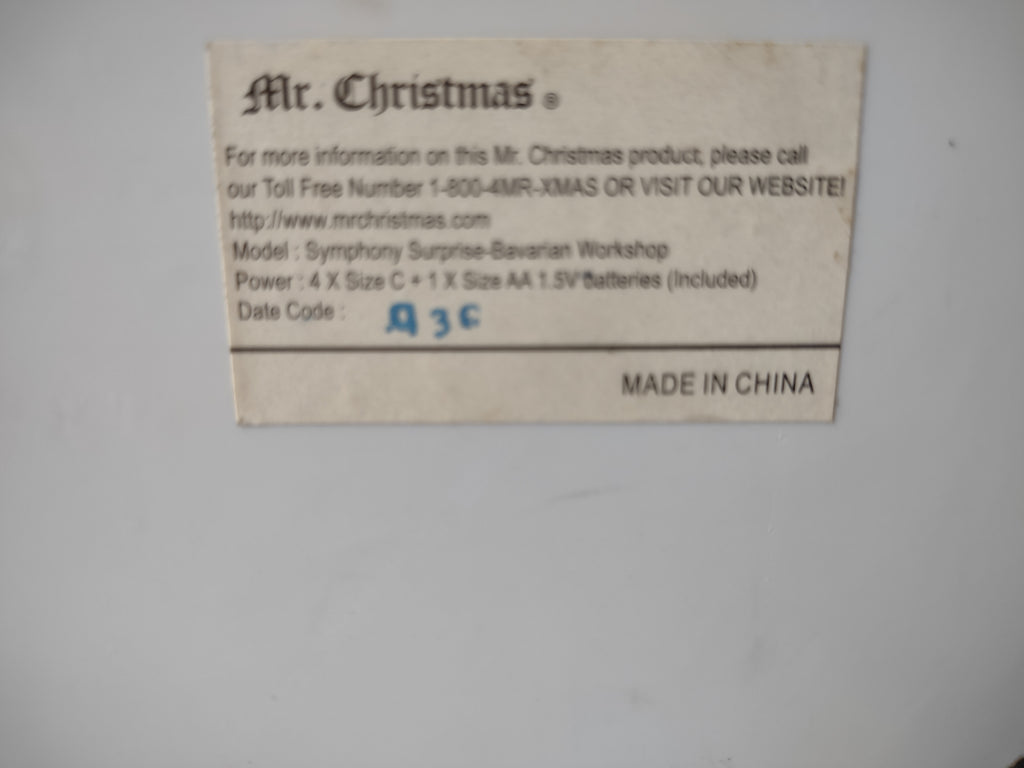 Vintage Mr. Christmas Bavarian House for PARTS ONLY (lot 3464)