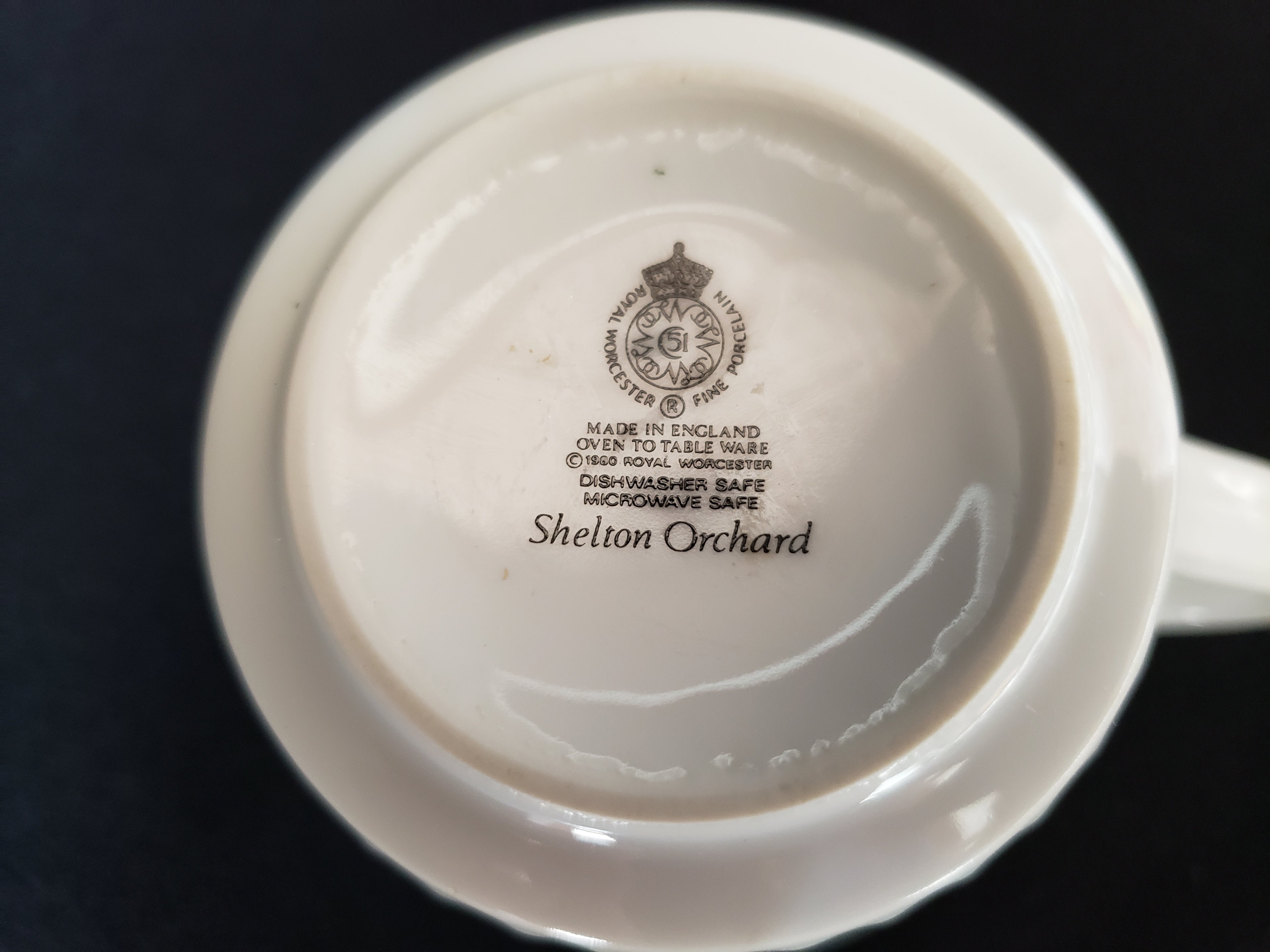 Vintage Royal Worcester Shelton Orchard Tea Cup ONLY (lot 2059)
