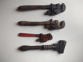 Vintage Set 4 Pipe Wrench (lot 1374)